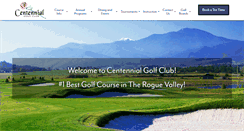 Desktop Screenshot of centennialgolfclub.com
